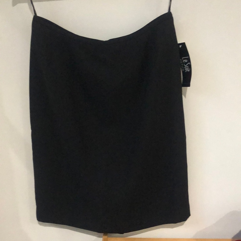 Black 8P Suit Skirt/pencil skirt
